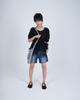 SIO Waist Bow Blouse [Black]