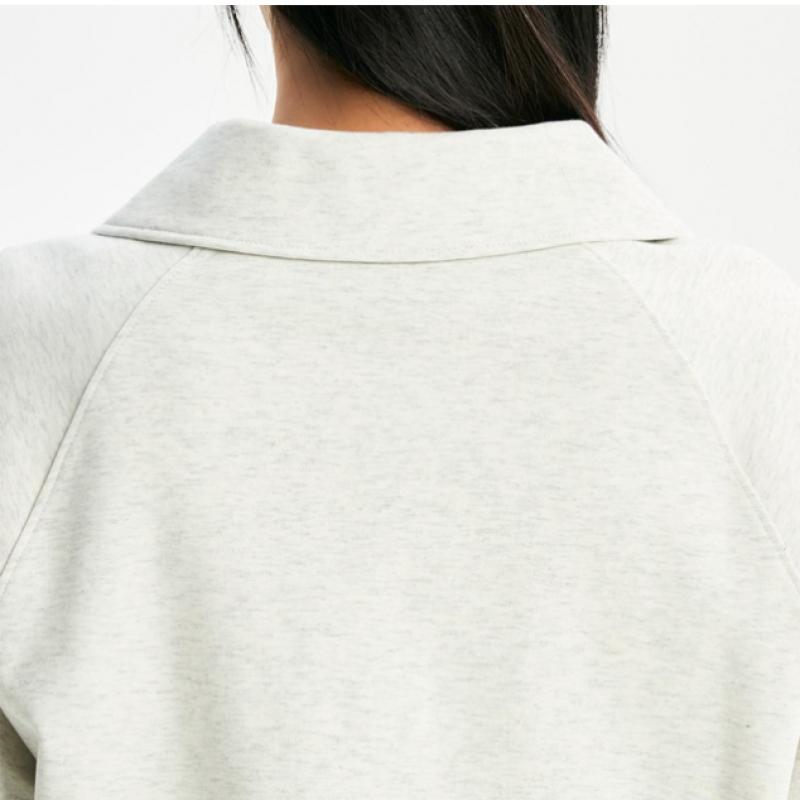 New Balance Half Club New BalaNce WomeN S SigNature Полукроп-толстовка с застежкой-молнией на половину длины N