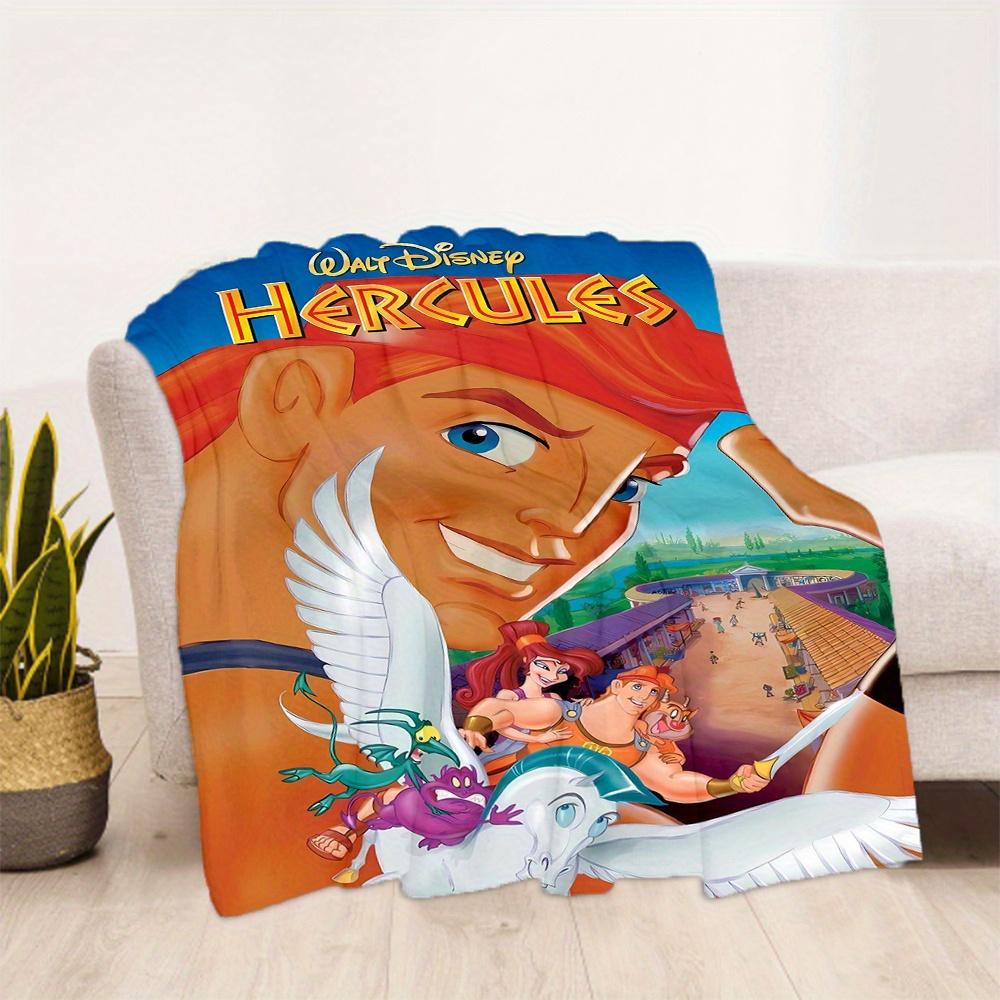 1 шт., Плед Disney Hercules Мягкий плед для домашнего декора, Идеальный подарок на все сезоны, Гостиная, Путешествия, Кемпинг