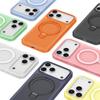 Полупрозрачный чехол-мороженое для iPhone 17 Pro Max: Приятный на ощупь захват, Магнитный, Полная защита