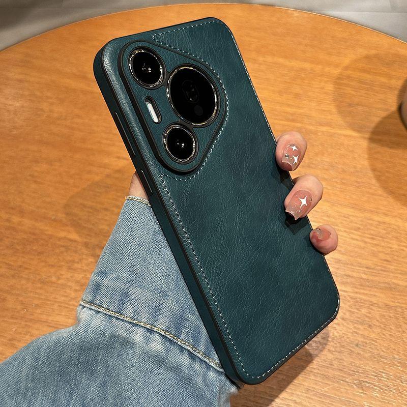 Роскошный винтажный кожаный чехол для Huawei Pura 70 Ultra Mate 40 50 60 Pro Ретро противоударный силиконовый чехол-накладка для защиты объектива etui