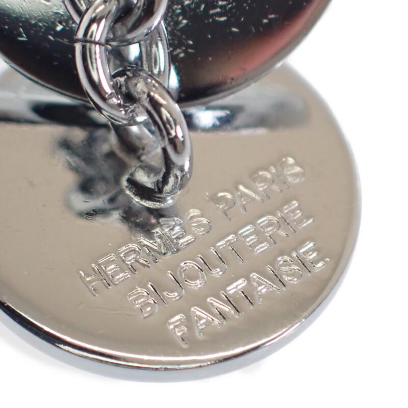 HERMES   манжеты Серебристый металл мужские