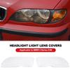 Left+Right Car Front Headlight Lens Cover For BMW E46 2 Door 1999-2003 M3 2 Door 2001-2006 Transparent Lampshade Headlamp Cover