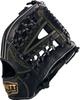 ZETT Youth Soft Steer Baseball Glove Black LL BJGB74550F (All-Around) (1900) Size