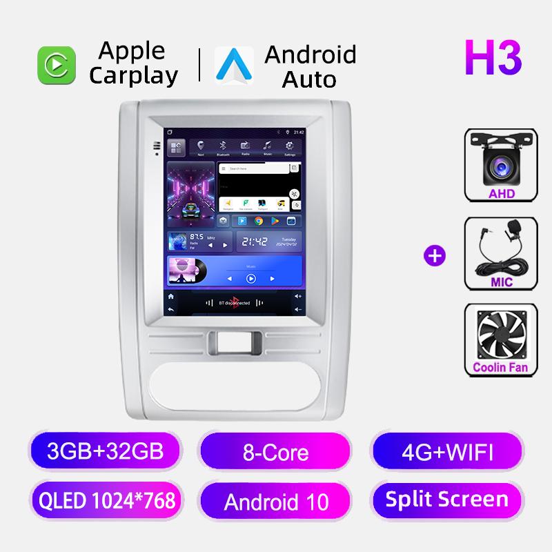 9,7-дюймовый вертикальный Android 12 радио для Nissan X-Trail 2 T31 2007-2015 мультимедийный проигрыватель 2Din Carplay GPS навигация головное устройство стерео