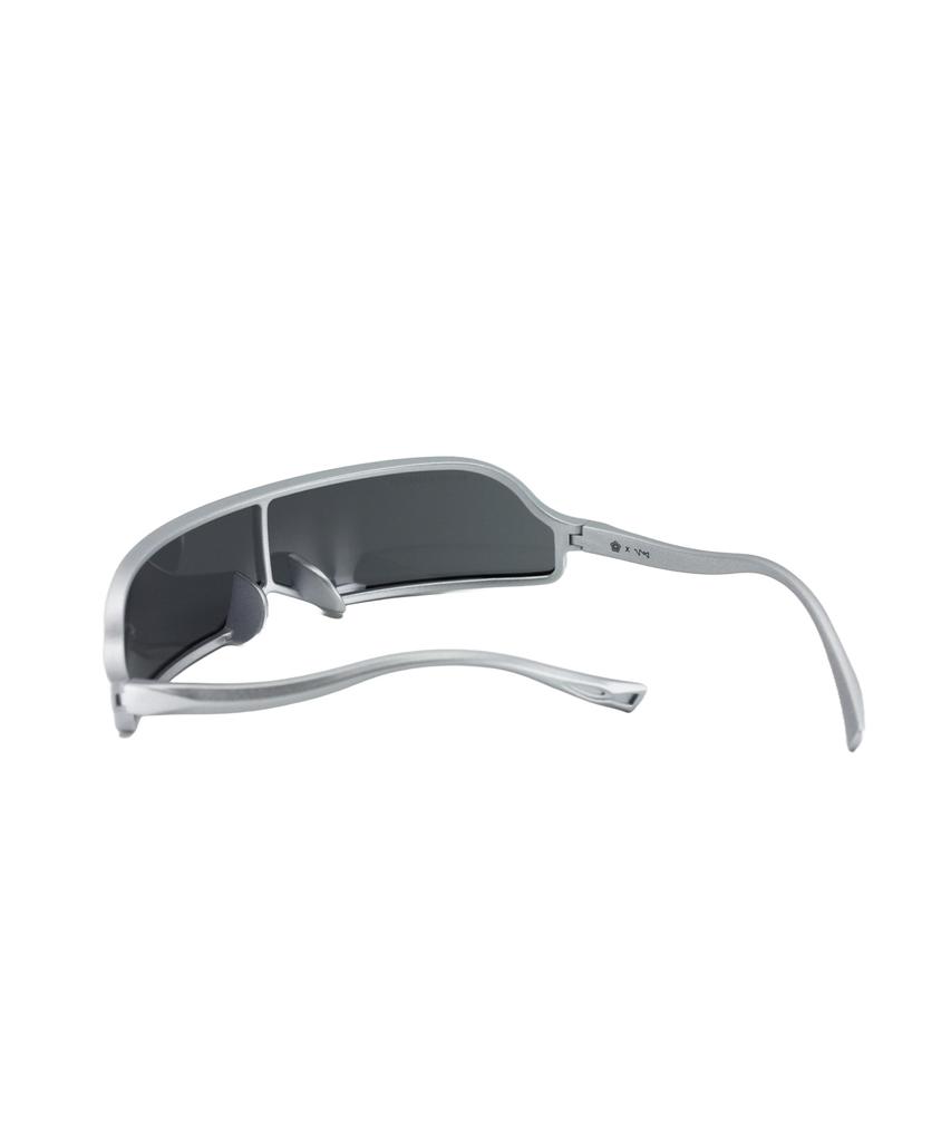 ULKIN [Ulkin X March Eyewear] Гибридные солнцезащитные очки-повязка Hy1142-2_Серебристый