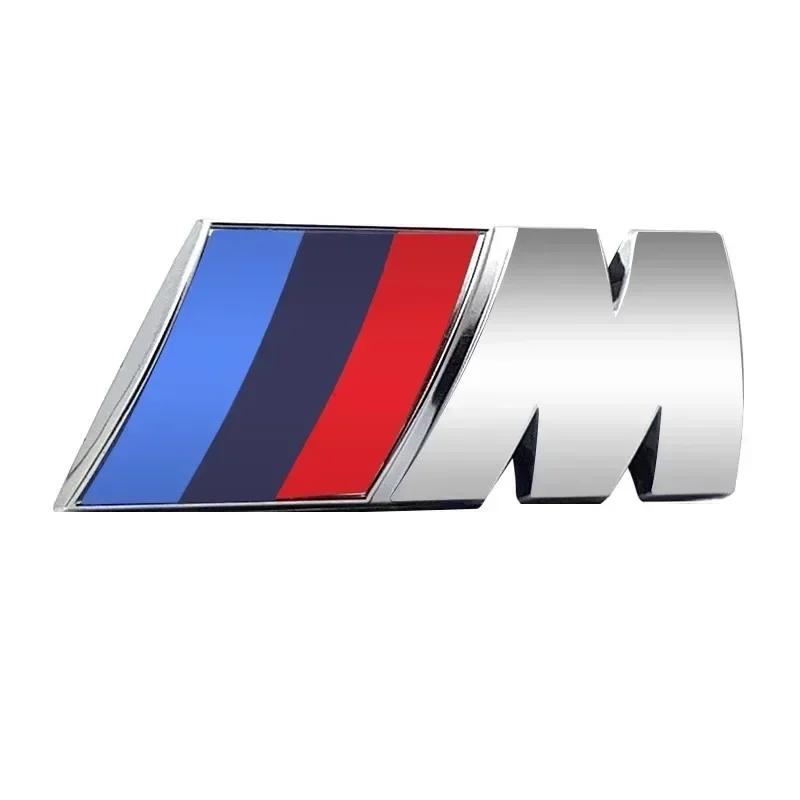 Для BMW М ЛОГОТИП Наклейка на крыло Значок на задний багажник 1 3 5 7 Серия X1 X3 X5 X6m M Sports Наклейка Автоаксессуары Наклейка Стайлинг