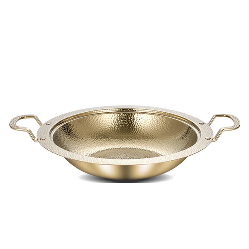 Горячий горшок Yoshida Craftsman из 3-слойной нержавеющей стали, золотой, 30 см