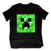 Футболка Minecraft Лицо Крипера Черная