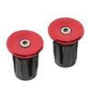 2pcs Handlebar Plug Aluminium Plastic Light Weight Bike Bar End Plug for Mountain Bikes Road Bikes