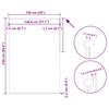 Blackout Roller Blind Coffee Brown 150x230 cm Fabric Width 146.6 cm