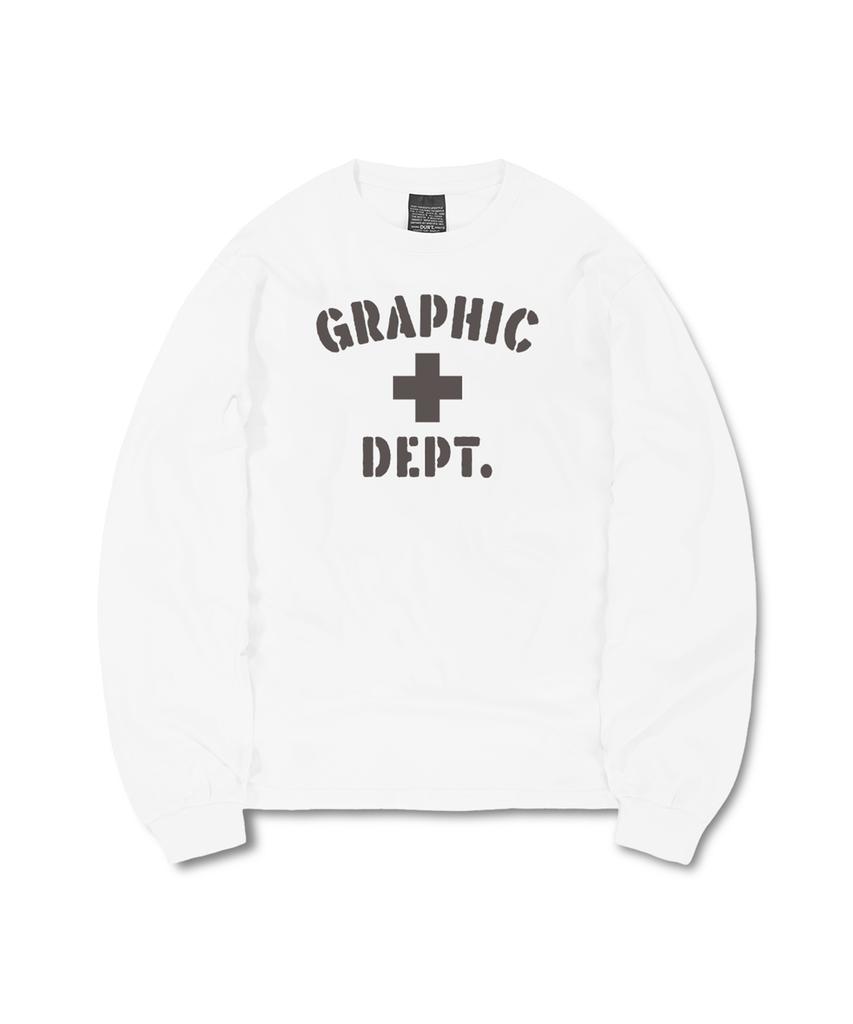 DURT Grph Dept Футболка с длинным рукавом (белый)