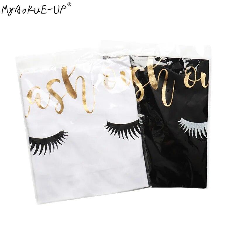 Фартук для ресниц для взрослых, домашняя кулинария, выпечка, чистящие фартуки, нагрудники, женские кухонные инструменты для наращивания ресниц, макияж