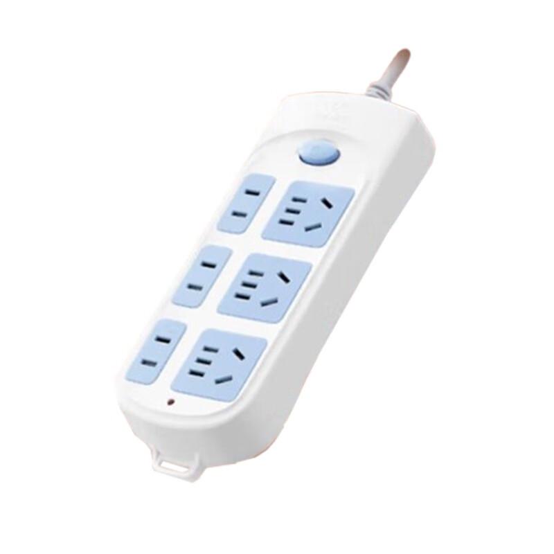 Bull 6-Outlet Double-Row Power Strip with UPS Port CN plug (adapter included)