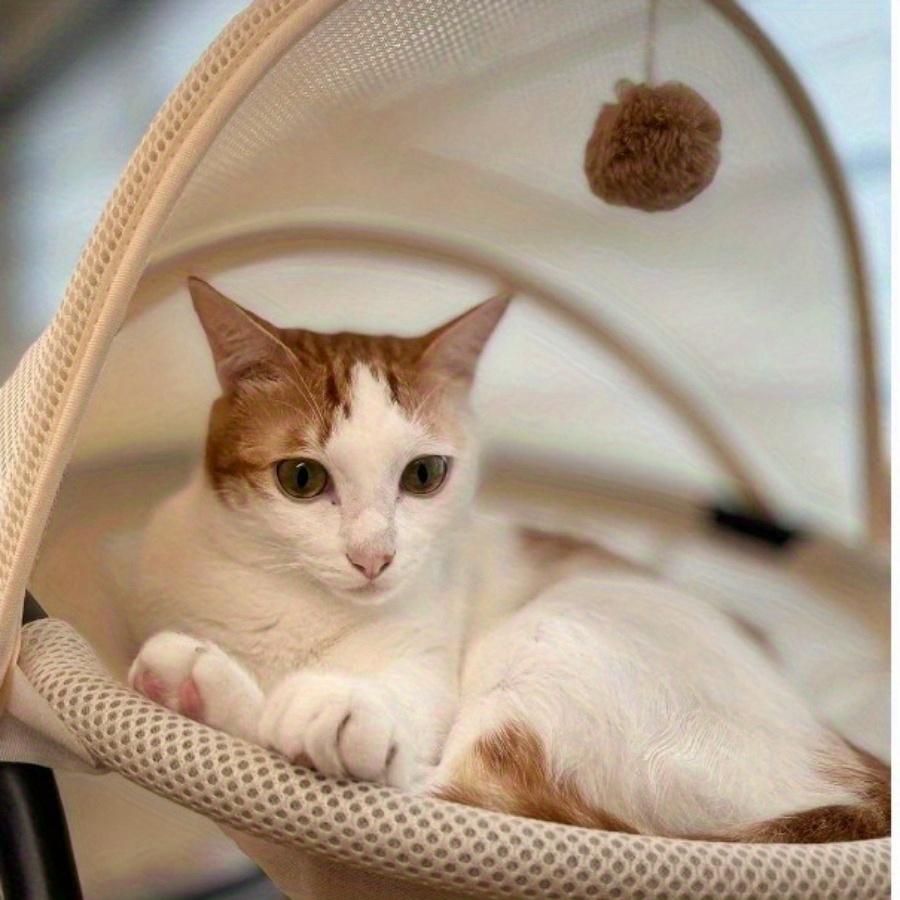 Кровать для кошек, поднимающаяся с земли, четырехсезонная будка для кошек, влагостойкая, дышащая, съемная, моющаяся, устойчивая к царапинам, износостойкая колыбель для домашних животных, гамак