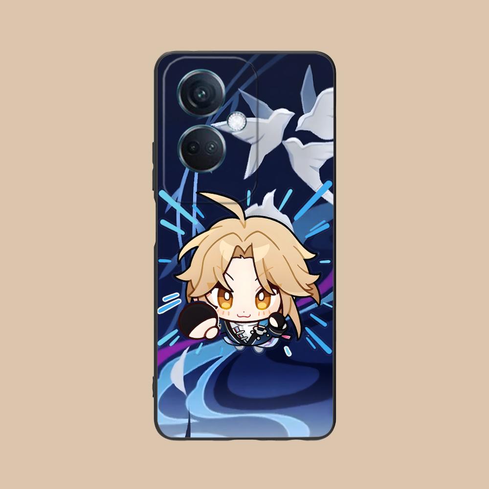 HSR Yanqing Matte TPU Mobile Phone Case for OPPO Find X9 X8 X7 X6 X5 X3 X2 Plus s Pro Ultra Lite Colorful Printing Cover