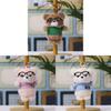 Plush Bear Keychain With Glasses For Wedding Decor And Gift For All Ages