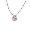[R5293] - Purple 'Sissi' Designer Necklace - 13 Mm