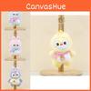 Adorable Cartoon Penguin Plush Keychain Cute Rabbit Bear Animal Toy Ornament