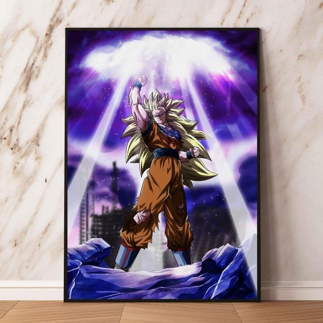 Картина на холсте, настенная живопись, Жемчуг Дракона, украшение в виде карот, картина для комнаты, дома, подарок, картина