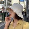 Женская однотонная шляпа-ведро от солнца, мягкий хлопковый материал, поля с кисточками, складная кепка-рыбак, головной убор для женщин, девушек, для улицы, пляжа, путешествий