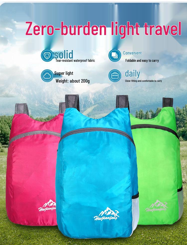 Ultra-Light Cross-Border Foldable Travel Backpack for Men and Women - Ideal for Outdoor Sports and Cycling