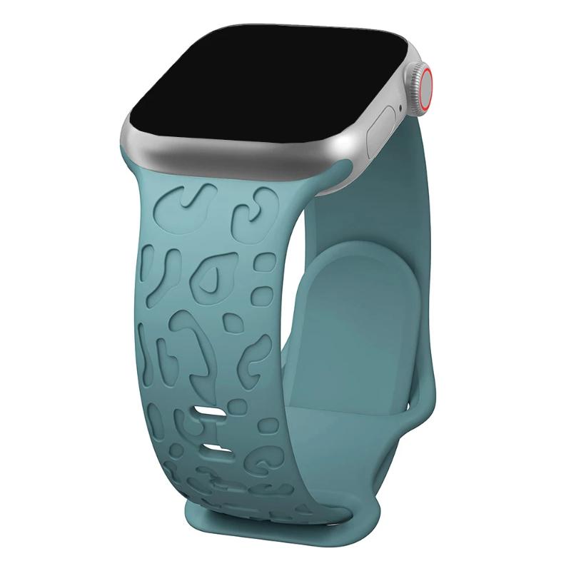 Ремешок для Apple Watch 44мм 40мм 49мм 45мм 41мм 46мм 42мм correa Гравированный браслет iwatch series 11 se 3 6 7 8 9 ultra 2 10
