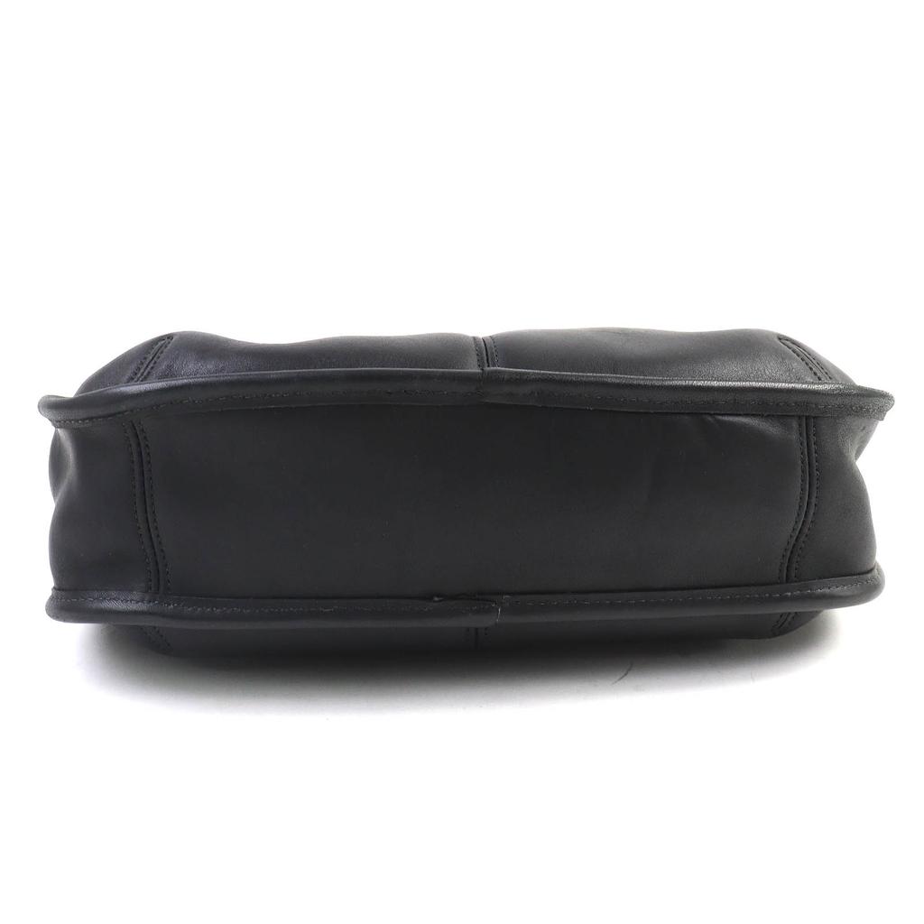 Great COACH Shoulder Bag Ergo Old Coach Leather One Shoulder Bag black 9033 Used