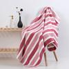 70x140 Striped Bath Towel Soft Absorbent Microfiber Face Washing Home Soft Thickened Coral Velvet Bath Towel