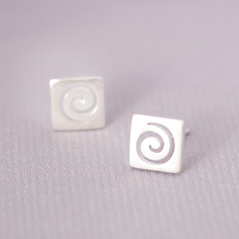 Korean Style S925 Silver Needle Stud Earrings for Women – Minimalist & Personality Design