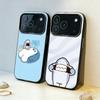 Милый и забавный мультяшный акула Чехол для телефона Для iPhone17,16,15,14,13,12,11,Pro,MAX Белый Матовый Ударопрочный Чехол