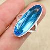 Blue Topaz Beauteous Gemstone 925 Sterling Silver Jewelry Promise Ring All Size