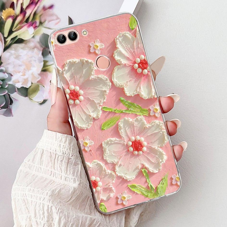 For Huawei P Smart 2018 Case Popular Butterfly Soft Silicone TPU Phone Back Cover For Huawei PSmart FIG-LX1 FIG-LX2 FIG-LX3 Case