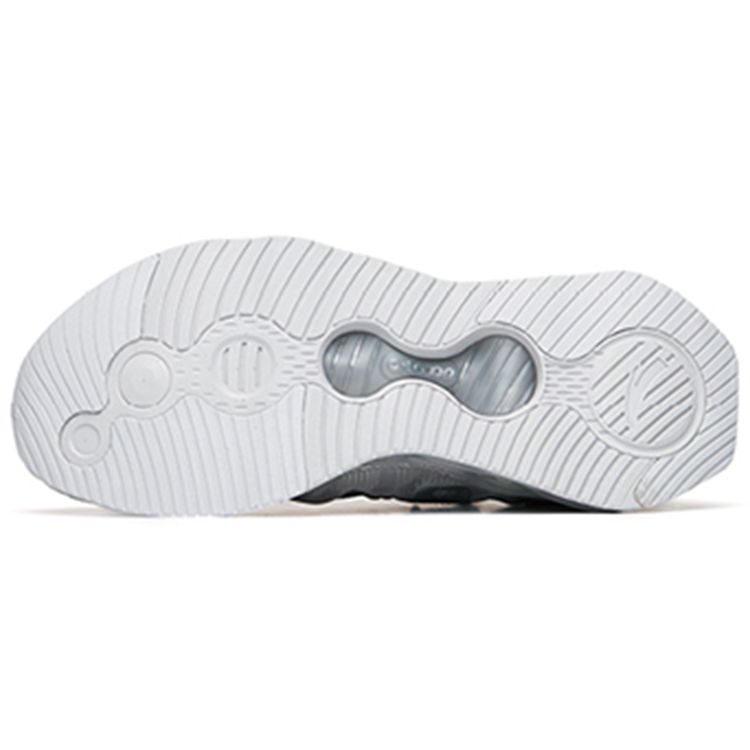 Anta Кроссовки Energy Ring Cushioning, легкие, прочные, нескользящие, с низким верхом, мужские, серебристые, 112215559-5