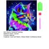 1 Set Diamond Painting Kit Cute Cat Pattern Stress Relief Confidence Boost Relaxation Activity DIY Diamond