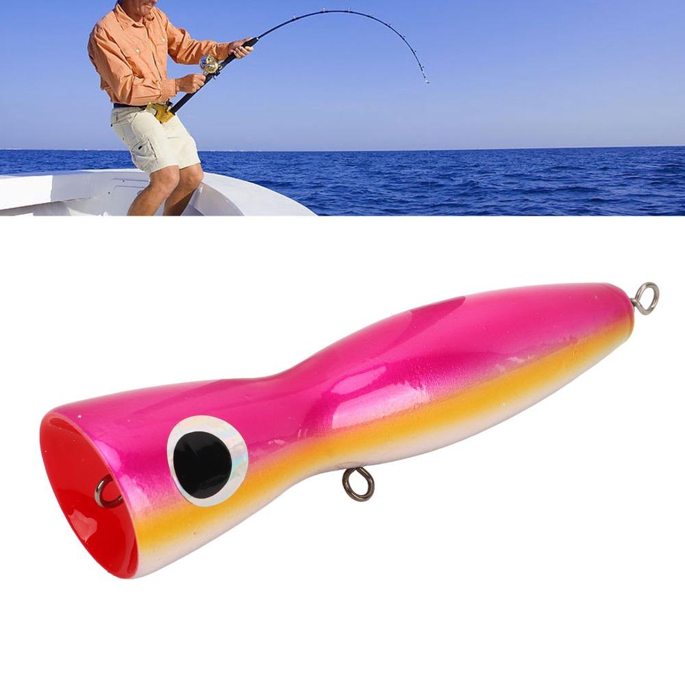 Floating Popper Lure Large Size Water Popper Durable Fishing Popper Lure for Trout