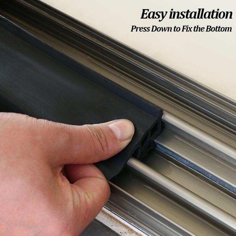 1м Алюминиевый сплав Кромка окна Водоотводная уплотнительная лента Балкон Водоблокирующая планка Раздвижное окно Ветрозащитная водонепроницаемая доска