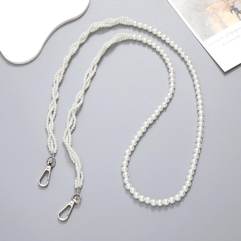 Pearl Mobile Phone Chain Necklace - Crossbody Lanyard for Women
