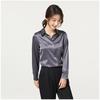 Satin Mulberry Silk Heavy Silk Shirt Women's Shirt Long-sleeved Blouse Commuter Solid Color Professional Wear
