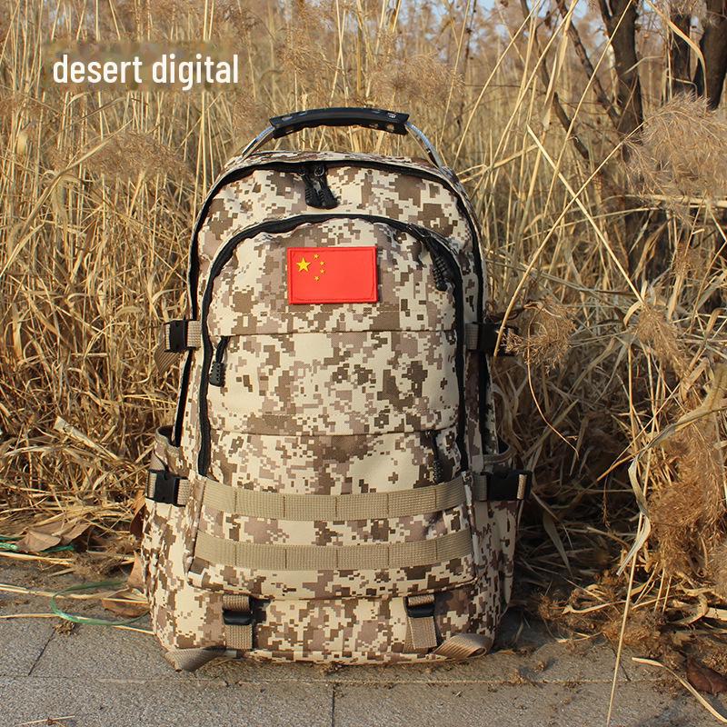 Камуфляжный рюкзак: Уличный стиль милитари для путешествий, летнего лагеря и групповых мероприятий
