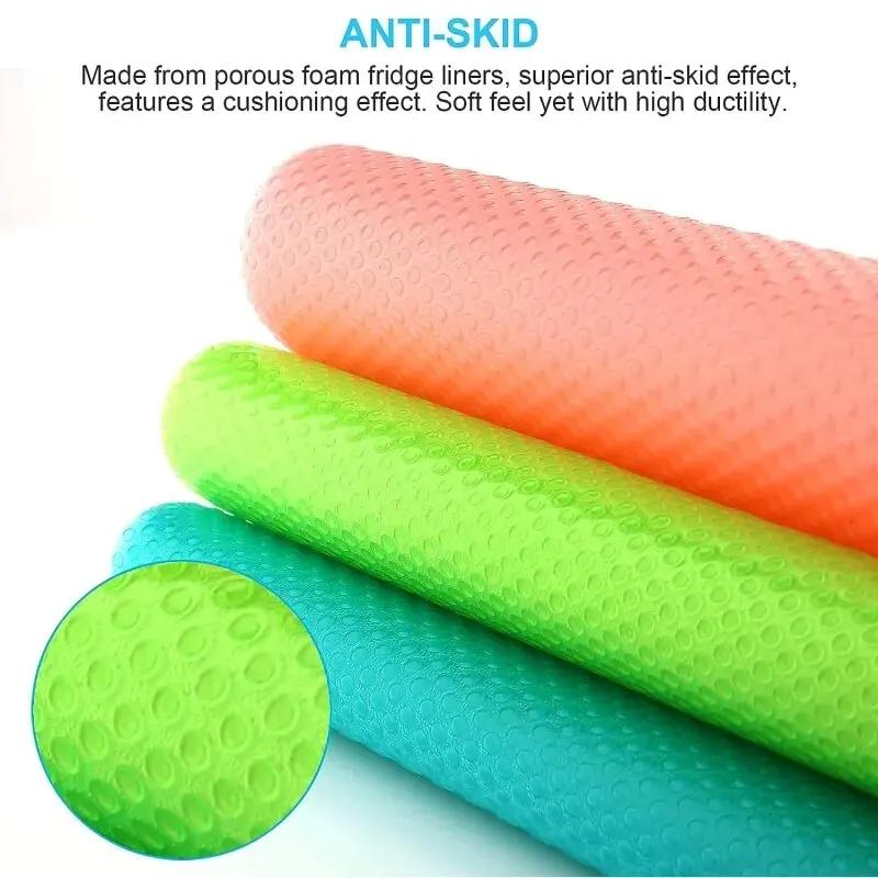 4 шт. коврик для холодильника, нескользящий, водонепроницаемый, можно резать, коврик для полок холодильника, моющийся, коврик для кухонных ящиков, подставки под столовые приборы