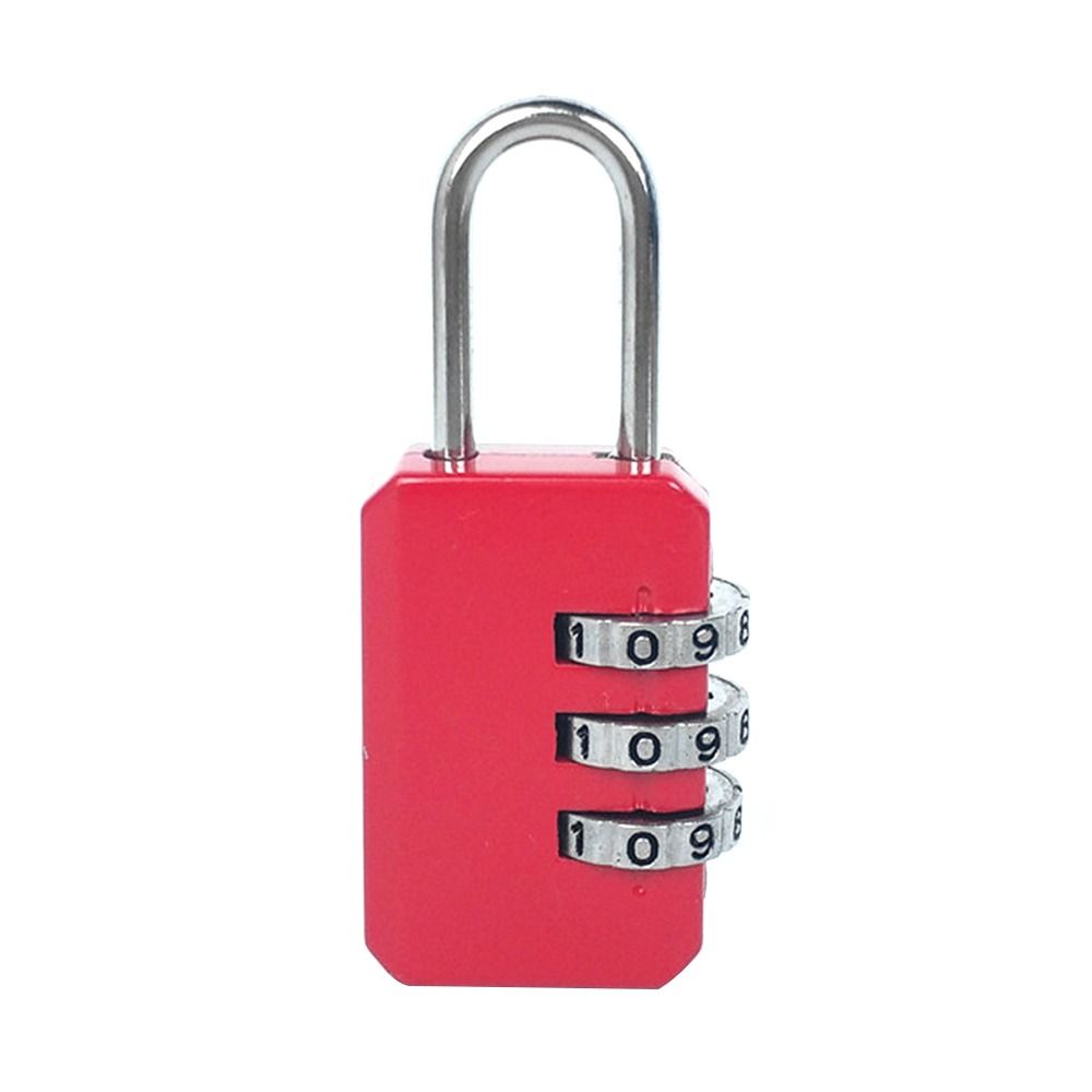 Combination Lock Backpack Zipper Lock 3 Digit Password Lock Dormitory Cabinet Lock Luggage Padlock