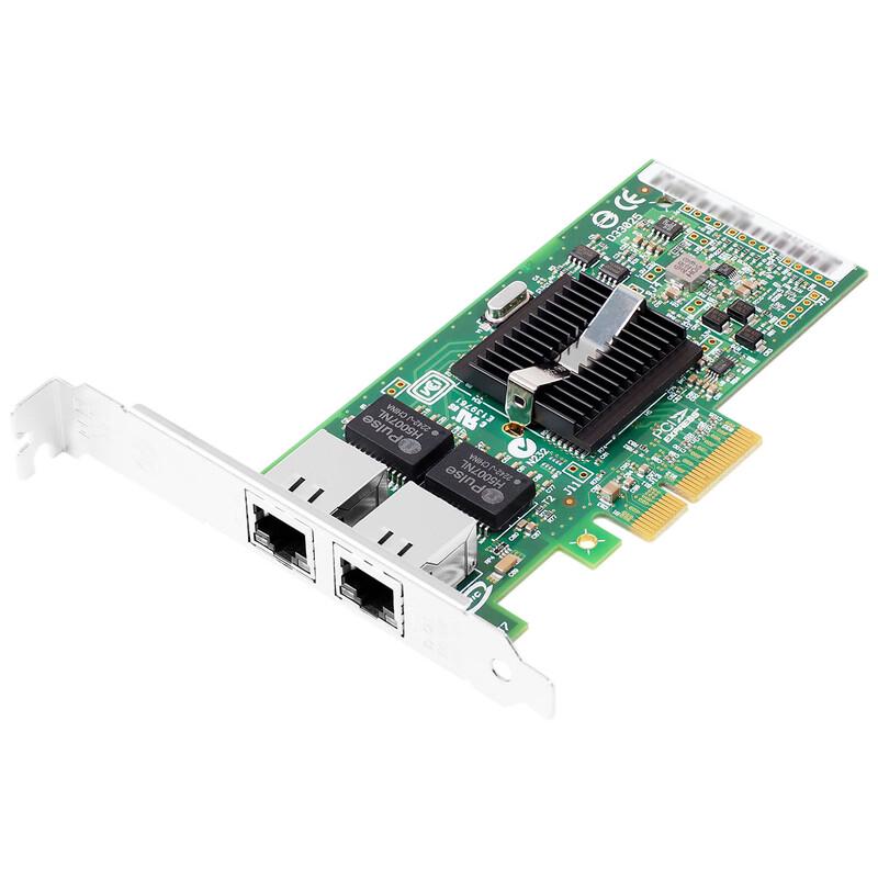 Двухпортовая гигабитная серверная сетевая карта Intel EXPI9402PT PCIe (Китайская версия)