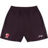 Li Ning CBA Летние дышащие влагоотводящие хлопковые свободные тренировочные шорты для баскетбола унисекс фиолетовые AKSV833-3