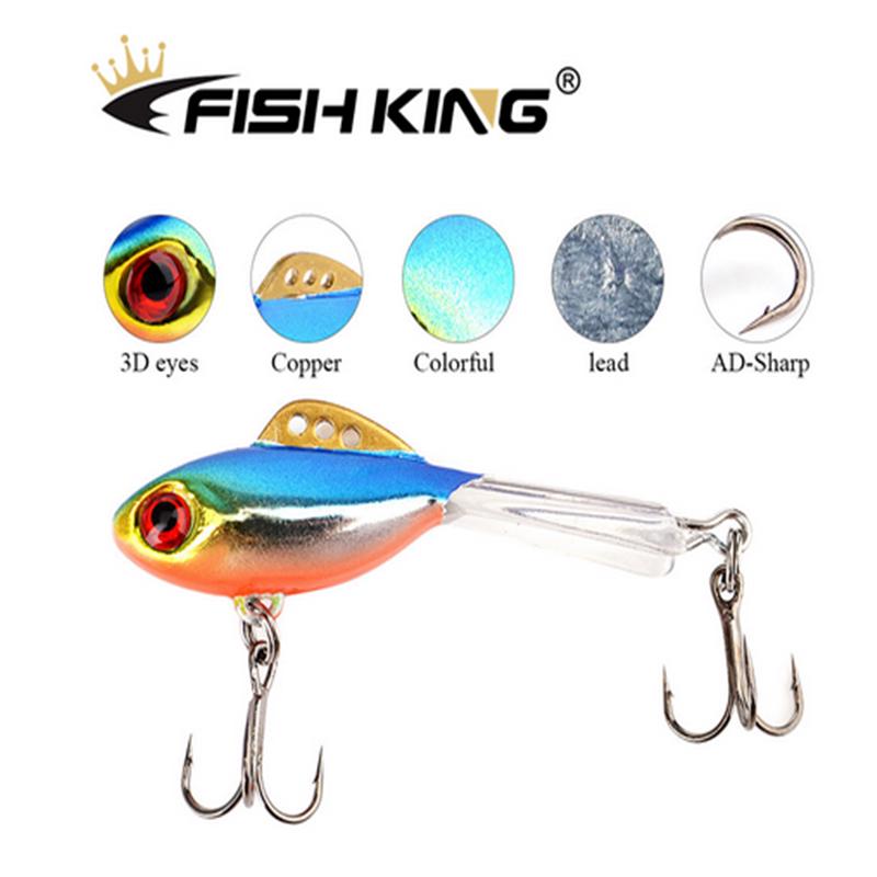 FISH KING Зимняя приманка для зимней рыбалки Балансир 3D глаза Джиг-приманка Жесткая приманка Балансировщики для ловли окуня и щуки