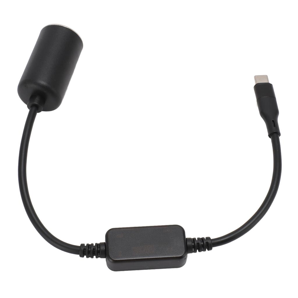 Адаптер USB C для прикуривателя Тип C Мужской 5 В на 12 В Адаптер для прикуривателя для приборной панели