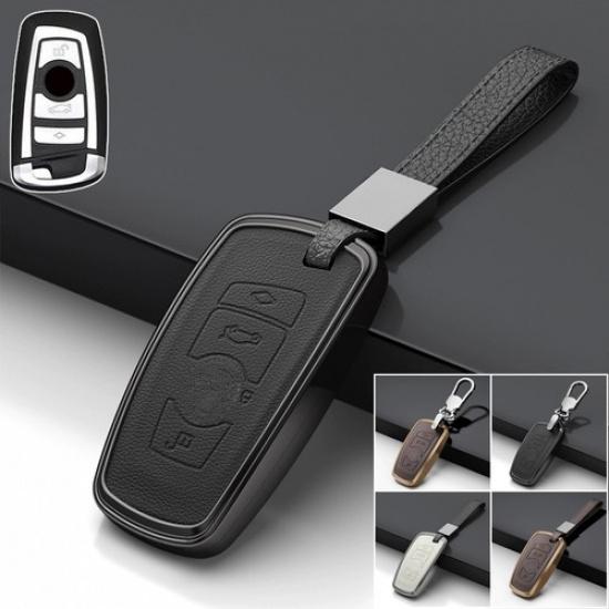 Кожаный чехол-брелок из цинкового сплава для ключа автомобиля BMW F30 M5 F15 5 6 7 X2 M5 X4 X5 F10