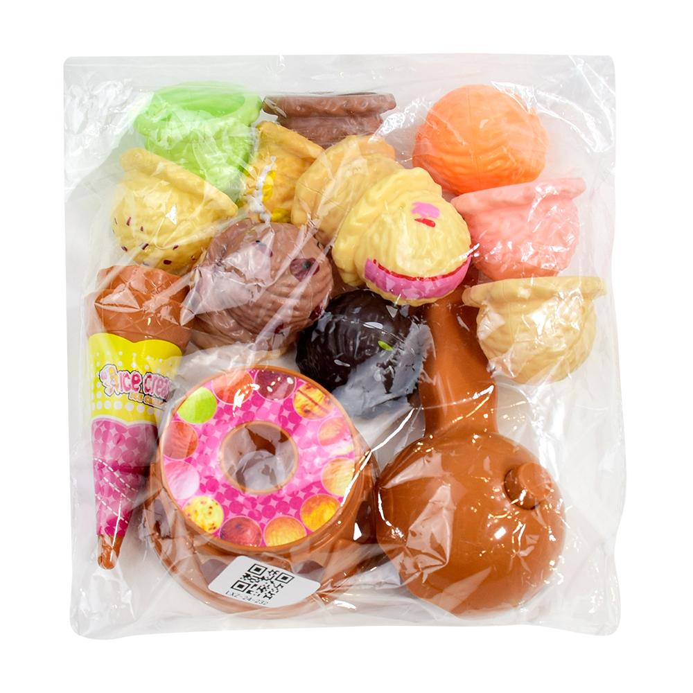 Children Simulation Food Kitchen Toy Ice Cream Stack Up Play Kids Pretend Play Toys Educational Toys for Baby Gifts