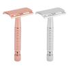 Long Handle Double Sided Shaving Tool Metal Vintage Safety Shave Tool with Refill Cutter Stand Clean