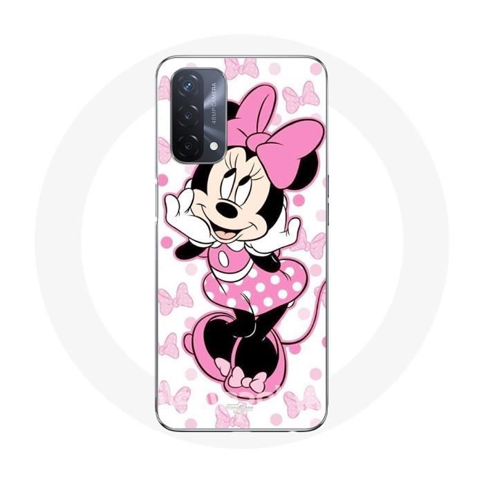 Coque - Disney - Minnie Mouse - Oppo A93 5G - Rose - Souple - Cartoon